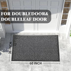 Yimobra Extra Large Door Mat Outside Entrance 60x32, Waterproof Heavy Duty - Image 2