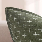 ZWJD Pillow Covers 22x22 Set of 2 Soft Polyester Textured Pillow Covers - Image 2