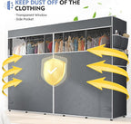 Raybee 90.6" W Clothes Rack - Image 4