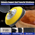 133 PCS Sanding Disc Drill Polishing Kit Sanding Attachment, 3 Inch Wet Dry - Image 7