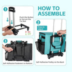 Rolling Cleaning Caddy Bag - Image 2