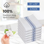 WHITEWRAP Kitchen Dish Towels for Kitchen, Highly Absorbent for Drying and - Image 5