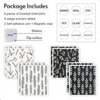 Swedish Dishcloths for Kitchen, 8 Pack Flower Reusable Paper Towels Washable - Image 4