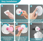 Suction Cup Hooks for Shower, Removable No Drill Towel Hooks, Upgraded 15 lbs - Image 7