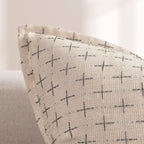ZWJD Pillow Covers 24x24 Set of 2 Soft Polyester Textured Pillow Covers - Image 2