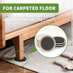 Furniture Sliders for Carpet 8 PCS - Image 4