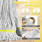 Beyoco Heavy Duty Commercial Mop Industrial Cotton Mop - Image 4