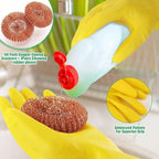 Hushee 50 Pack Copper Coated Scourers Rust Resistant Scrubbing Scouring Pad - Image 6