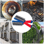 Wire Brushes 2 Pcs Steel Brushes Heavy Duty Carbon Steel and Stainless Steel - Image 7