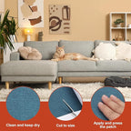 PATIKIL 70x6.2 Inch Linen Repair Tape, Repair Fabric Patch Self Adhesive Couch - Image 3
