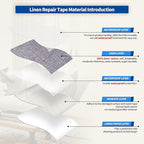 KING MOUNTAIN Linen Repair Patches, Self-Adhesive Linen Fabric Patches - Image 3