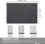 BEQHAUSE Door Mat 32" x 48", Non-Slip Door Mats Indoor Entryway Rugs Washable - Image 2