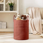 YOUDENOVA Laundry Hamper Basket, Woven 58L Tall Laundry Basket - Image 2