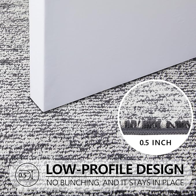 REFETONE Indoor Doormat, Front Door Mat 20"x32" Absorbent Rubber Backing Non - Image 4