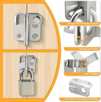 Alise Flip Latch Gate Latches Slide Bolt Latch Safety Door Lock Catch - Image 4