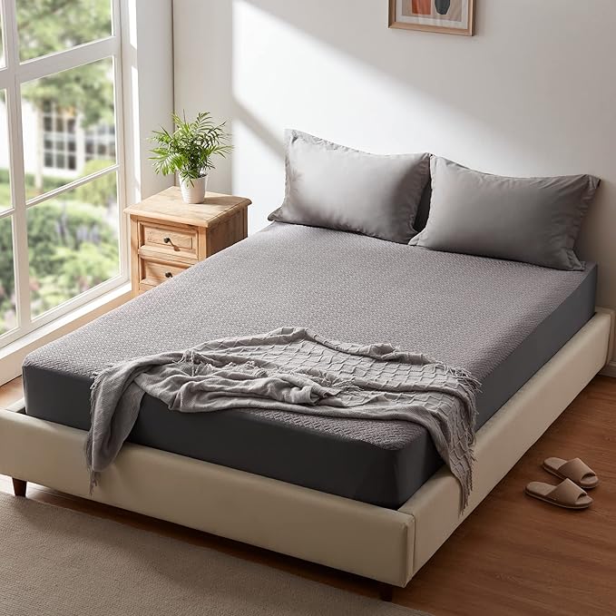 Hanherry 100% Waterproof Mattress Protector California King Size - Image 6