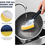 Sponge Brush Refills for OXO Dish Brush, 8 Pack Soap Dispensing Dish Refills - Image 3