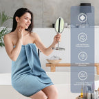 POLYTE Microfiber Oversize Quick Dry Lint Free Bath Towel, 60 x 30 in, 4 Pack - Image 5