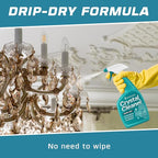 Crystal Chandelier Cleaner Spray Kit & Plastic Drop Cloth - Image 3