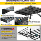 4-Pack 2x3ft Adjustable Garage Wall Shelving 1120lbs Load Capacity Heavy Duty - Image 4