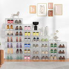 12 Pack Hard Sturdy Thickened Rigid XX Large Shoe Storage Organizer - Image 7