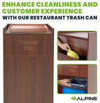 Alpine Restaurant Trash Can Cabinet - Image 7