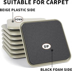 Yelanon Furniture Sliders, Heavy Duty Furniture Movers Sliders, Reusable - Image 3