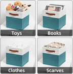 HNZIGE Fabric Storage Cube Bins Baskets - Image 2