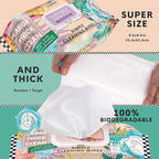6 Packs Surface Cleaning Wipes Bleach Free, Thick & Large Dispose, All-Purpose - Image 3