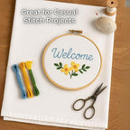 Flour Sack Towels| TeaTowel for Crafts| Kitchen Dish Cotton Blank Towel for - Image 7