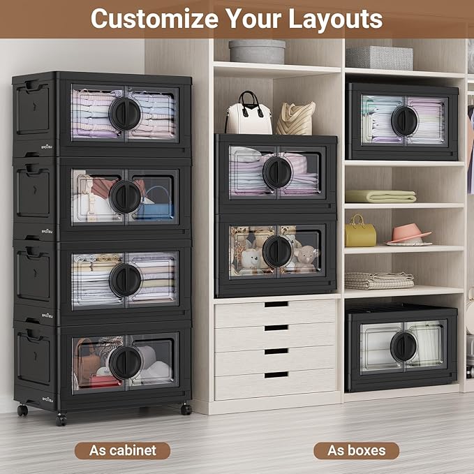 BROVIEW 480Qt Lockable Stackable Storage Bins - Image 8