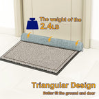 NABOWAN 38" Weighted Under Door Draft Stopper -Triangular Door Draft Blocker - Image 4