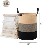 VIPOSCO Tall Laundry Basket, Large Dirty Clothes Hamper - Image 5