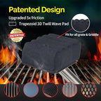 Grill Brush Bristle Free, Upgraded Aramid Fiber Wavy Pad Perfect - Image 4