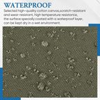 Canvas Repair Patch 5.5 x 8 Inches 6Pcs Self-Adhesive Waterproof Canvas Patch - Image 2