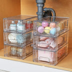 Vtopmart 8 Pack Stackable Storage Drawers, Easily Assemble Containers - Image 2