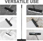 Rubber Broom and Dustpan Set, Pet Hair Removal Rubber Broom - Image 5