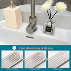 Bar Soap Holder, Diatomite Quick Drying Tray, Kitchen Drying Mat, Faucet Splash - Image 6