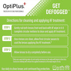 OptiPlus Anti Fog Pre-Moistened Cleaning Wipes - Image 7