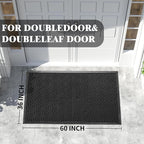 Yimobra Extra Large Door Mat Outside Entrance 60x32, Waterproof Heavy Duty - Image 2