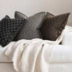 ZWJD Pillow Covers 18x18 Set of 2 Soft Polyester Textured Pillow Covers - Image 4