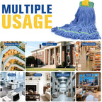 Matthew Cleaning Commercial Mop Head Replacement, 5 Inch Wide Headband - Image 7