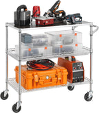 Finnhomy 3 Tier Heavy Duty Commercial Grade Utility Cart - Image 2