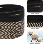 Small Basket for Organizing | Cube Shelf Closet Storage Baskets | 9.7×9.7×7.1” - Image 2