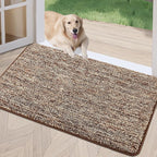 REFETONE Indoor Doormat, Front Door Mat 36"x59" Absorbent Rubber Backing Non by Refetone