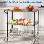 Leteuke Rolling Kitchen Carts - Image 2