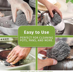 Brheez Stainless Steel Cleaner Scouring Pads - Image 2