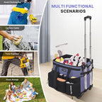 Large Rolling Cleaning Caddy Bag - Image 7