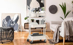 Simple Houseware 3-Tier Multifunctional Rolling Utility Cart - Image 7