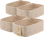 Small Storage Baskets for Organizing | Closet Organizer Bins | Shelf Toy Basket by MiniArkStorageBasketsHome